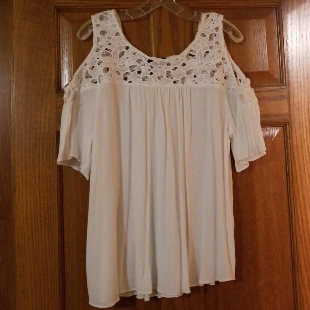 New open shoulder blouse